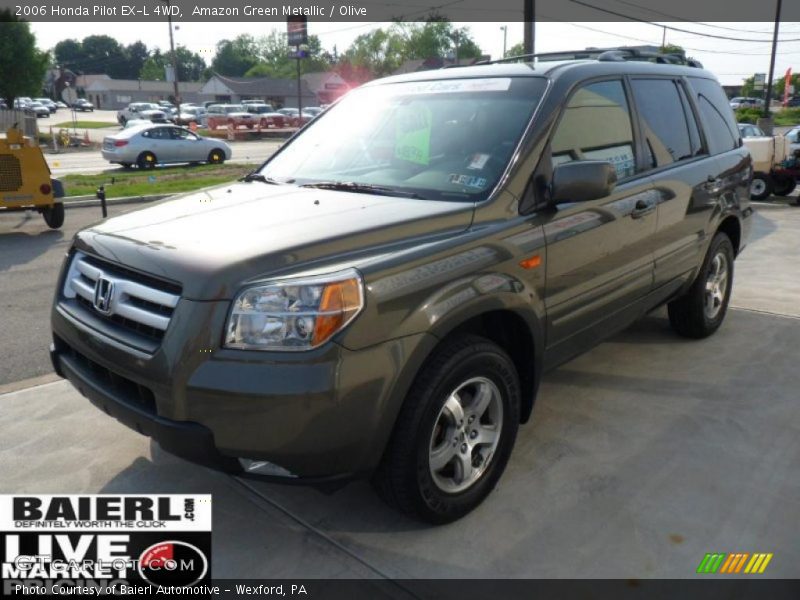 Amazon Green Metallic / Olive 2006 Honda Pilot EX-L 4WD