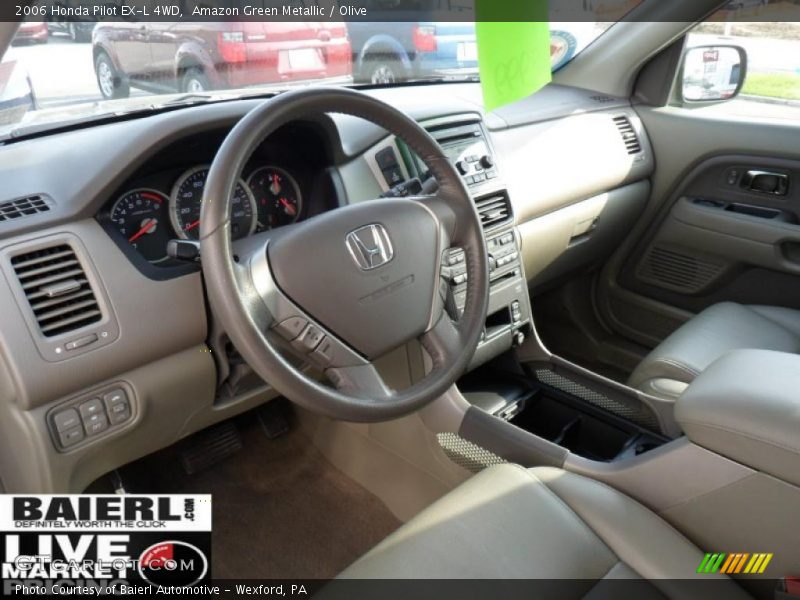 Amazon Green Metallic / Olive 2006 Honda Pilot EX-L 4WD
