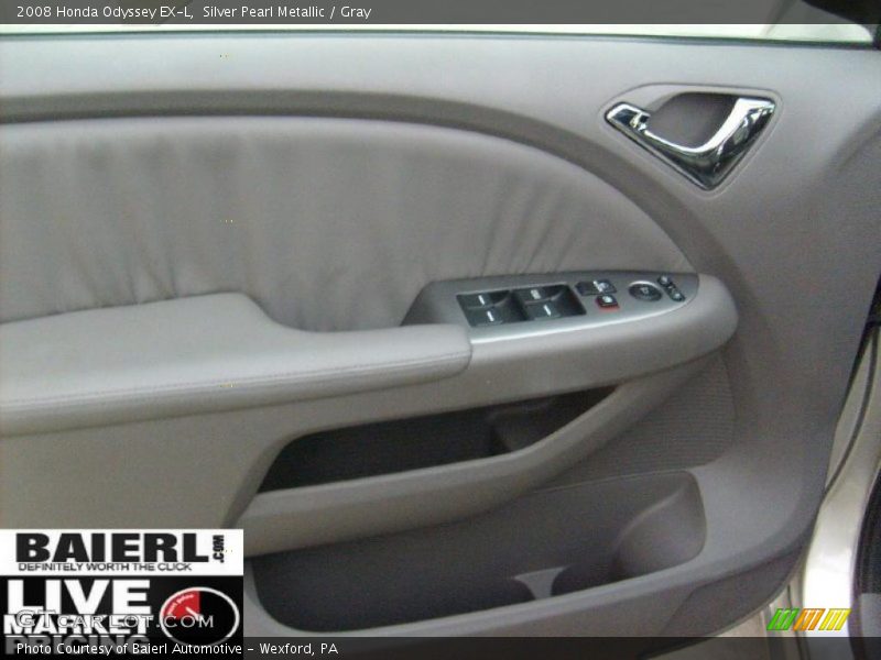 Silver Pearl Metallic / Gray 2008 Honda Odyssey EX-L