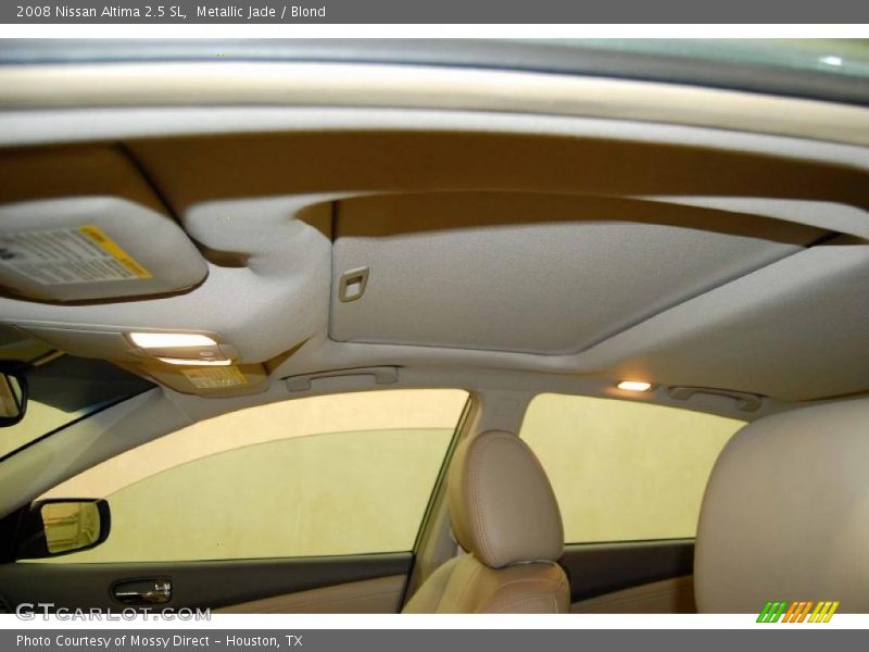 Metallic Jade / Blond 2008 Nissan Altima 2.5 SL