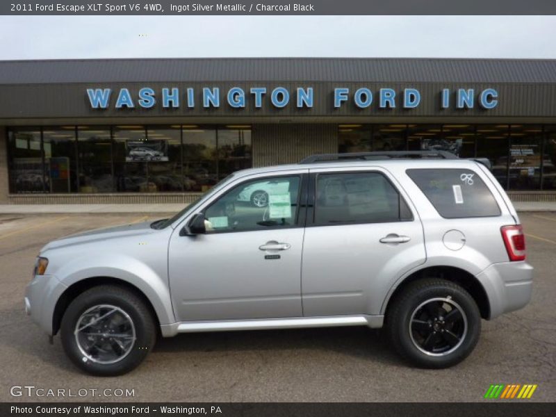 Ingot Silver Metallic / Charcoal Black 2011 Ford Escape XLT Sport V6 4WD