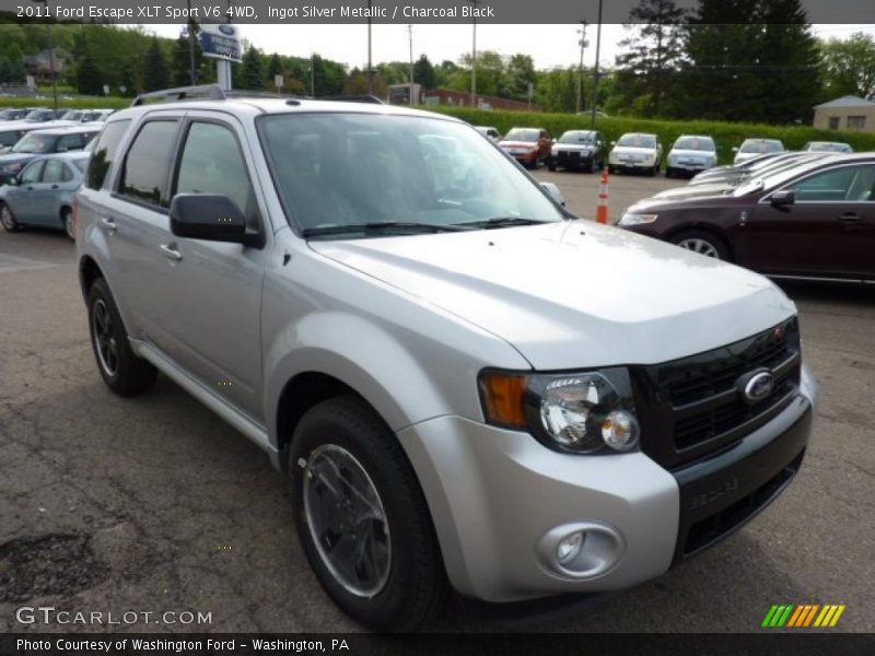 Ingot Silver Metallic / Charcoal Black 2011 Ford Escape XLT Sport V6 4WD