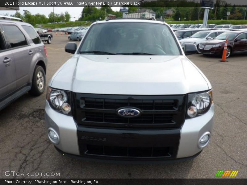 Ingot Silver Metallic / Charcoal Black 2011 Ford Escape XLT Sport V6 4WD