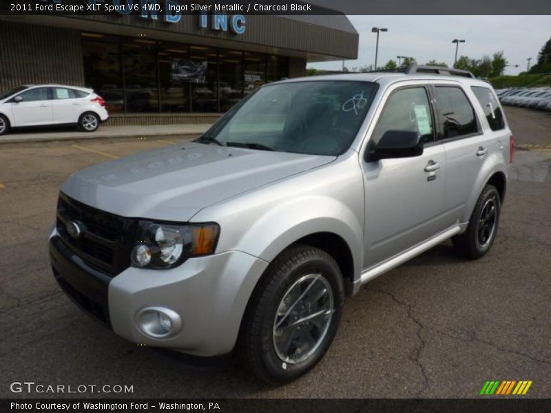 Ingot Silver Metallic / Charcoal Black 2011 Ford Escape XLT Sport V6 4WD