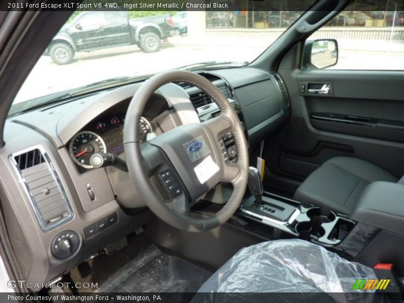 Ingot Silver Metallic / Charcoal Black 2011 Ford Escape XLT Sport V6 4WD