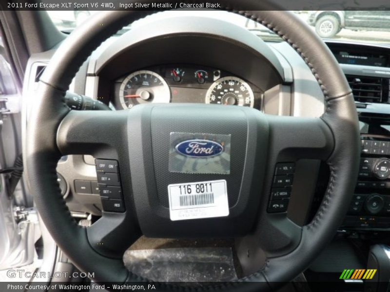 Ingot Silver Metallic / Charcoal Black 2011 Ford Escape XLT Sport V6 4WD