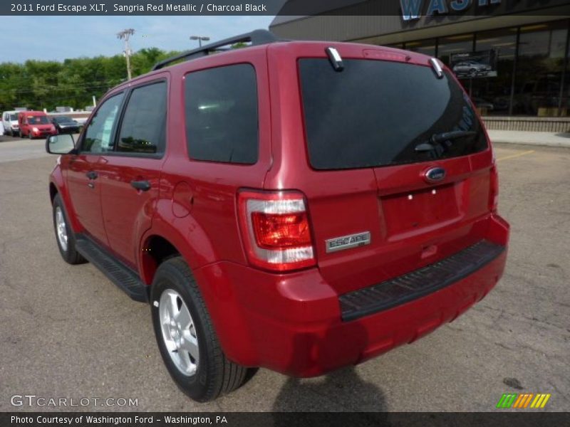 Sangria Red Metallic / Charcoal Black 2011 Ford Escape XLT