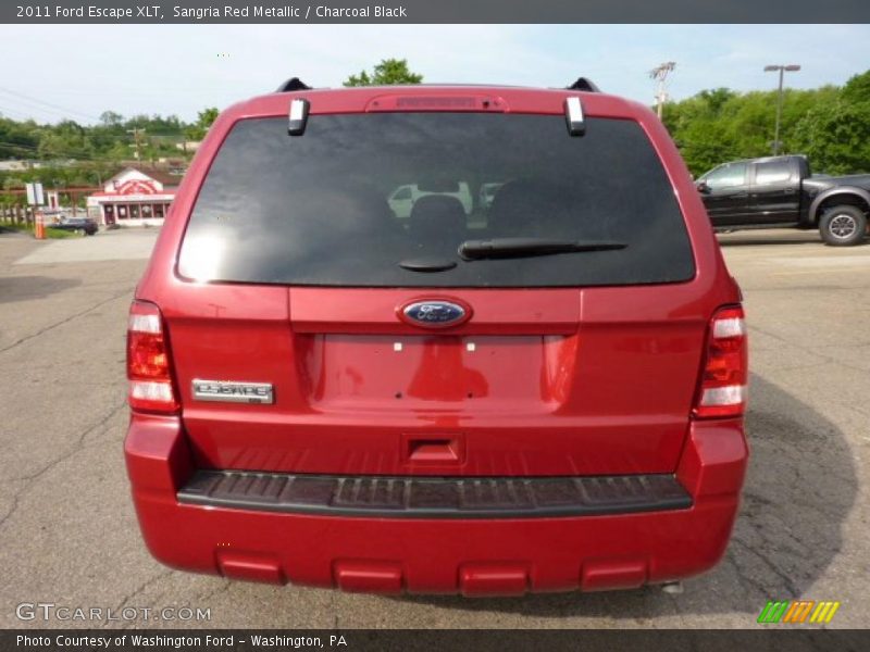 Sangria Red Metallic / Charcoal Black 2011 Ford Escape XLT