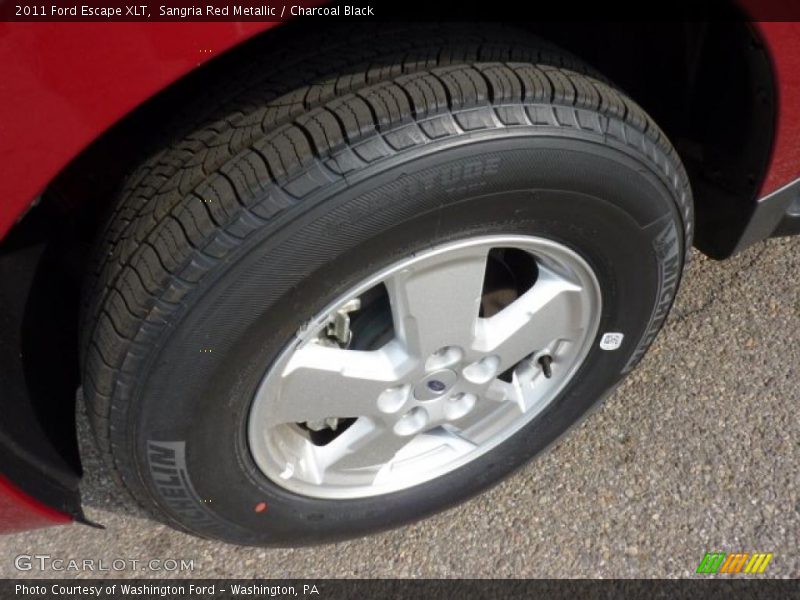 Sangria Red Metallic / Charcoal Black 2011 Ford Escape XLT