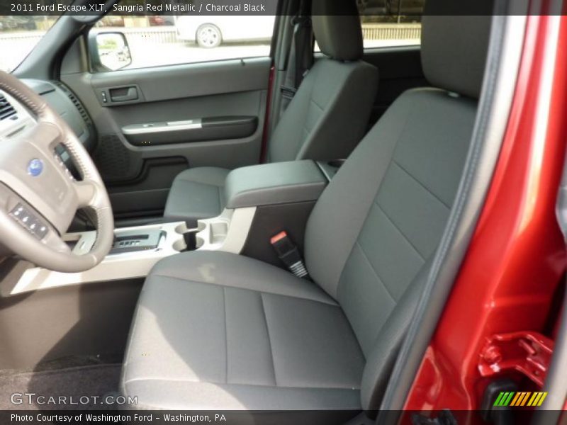 Sangria Red Metallic / Charcoal Black 2011 Ford Escape XLT