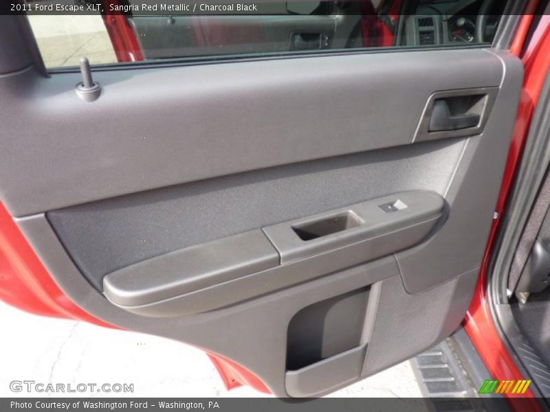 Sangria Red Metallic / Charcoal Black 2011 Ford Escape XLT