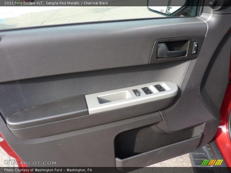 Sangria Red Metallic / Charcoal Black 2011 Ford Escape XLT