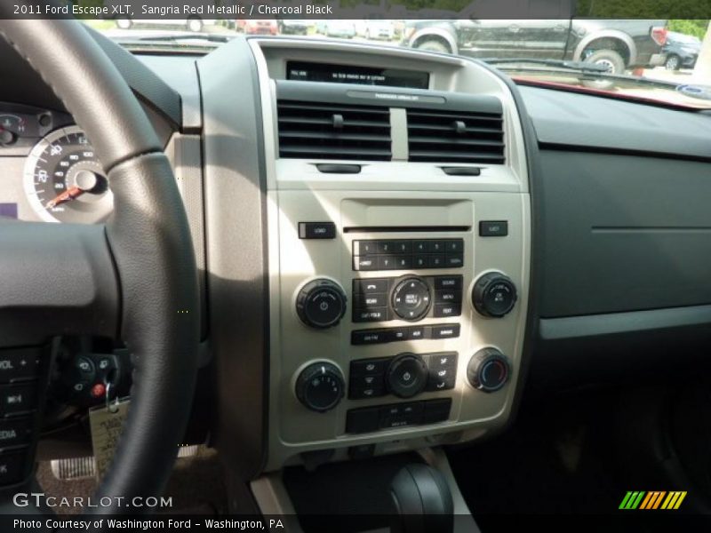Sangria Red Metallic / Charcoal Black 2011 Ford Escape XLT