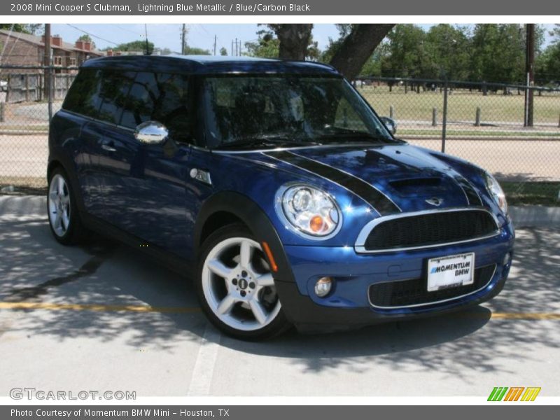 Lightning Blue Metallic / Blue/Carbon Black 2008 Mini Cooper S Clubman