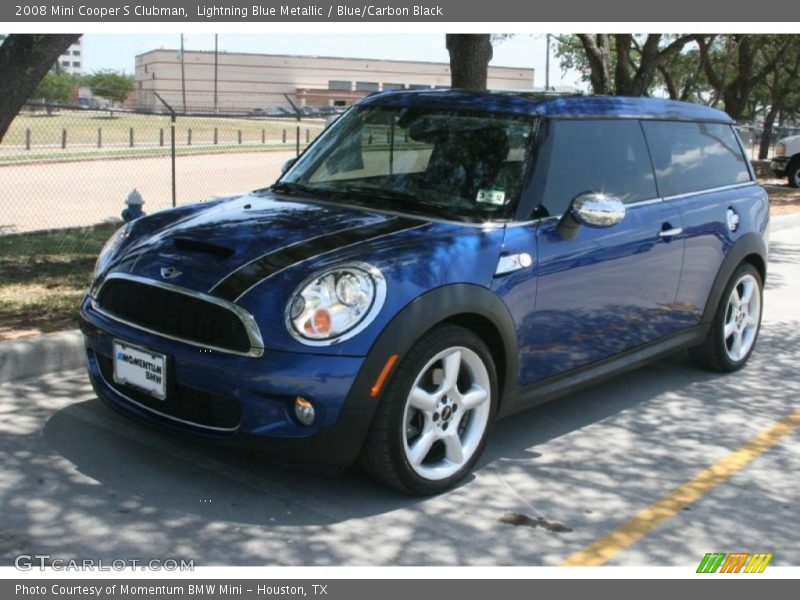 Lightning Blue Metallic / Blue/Carbon Black 2008 Mini Cooper S Clubman