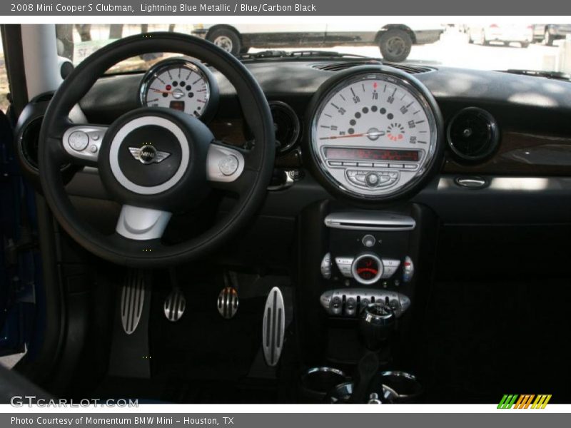 Lightning Blue Metallic / Blue/Carbon Black 2008 Mini Cooper S Clubman