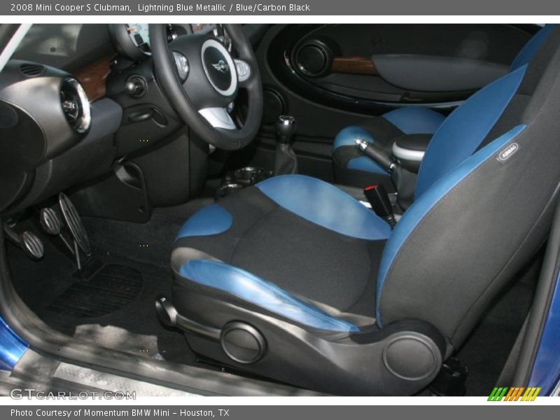 Lightning Blue Metallic / Blue/Carbon Black 2008 Mini Cooper S Clubman