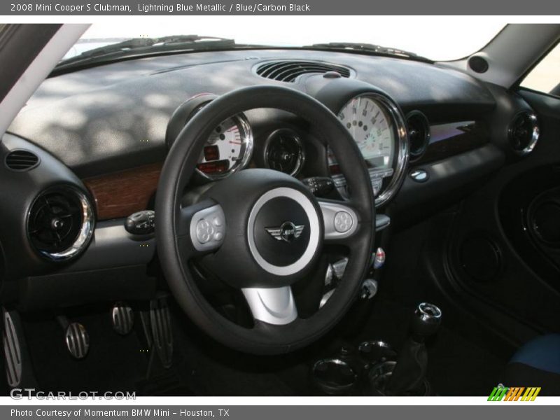 Lightning Blue Metallic / Blue/Carbon Black 2008 Mini Cooper S Clubman