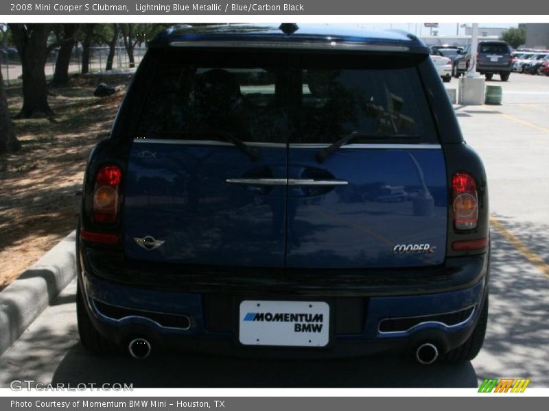 Lightning Blue Metallic / Blue/Carbon Black 2008 Mini Cooper S Clubman