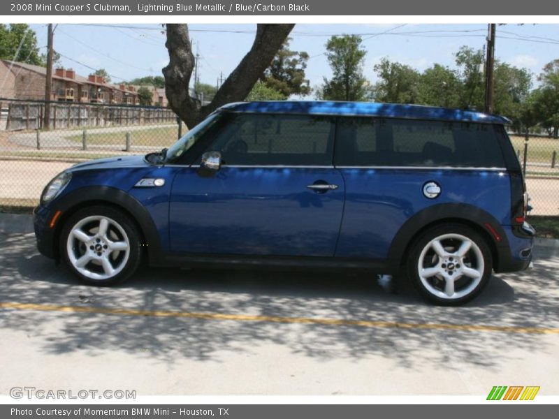 Lightning Blue Metallic / Blue/Carbon Black 2008 Mini Cooper S Clubman