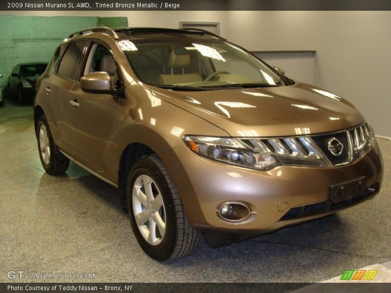 Tinted Bronze Metallic / Beige 2009 Nissan Murano SL AWD