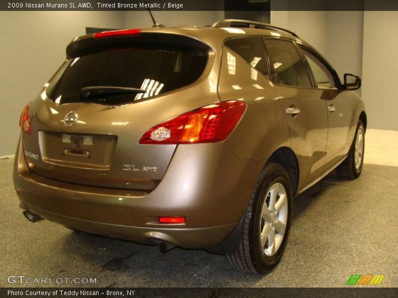 Tinted Bronze Metallic / Beige 2009 Nissan Murano SL AWD