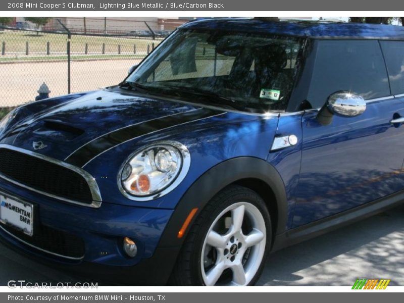 Lightning Blue Metallic / Blue/Carbon Black 2008 Mini Cooper S Clubman