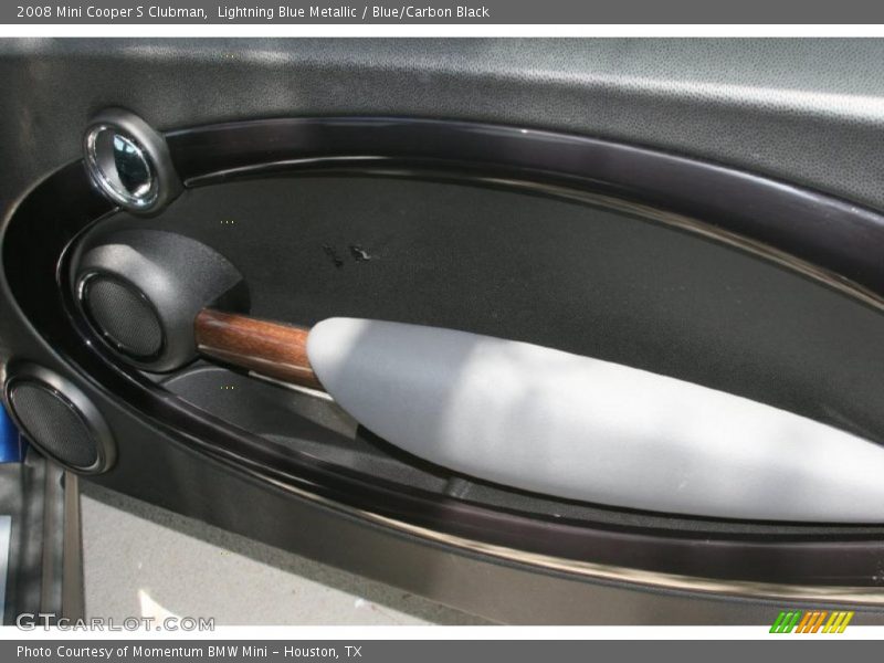 Lightning Blue Metallic / Blue/Carbon Black 2008 Mini Cooper S Clubman