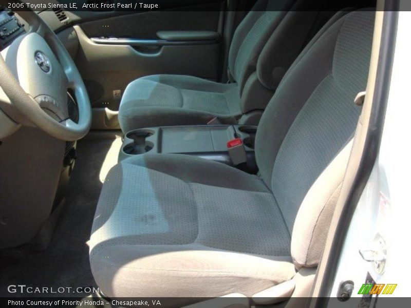 Arctic Frost Pearl / Taupe 2006 Toyota Sienna LE