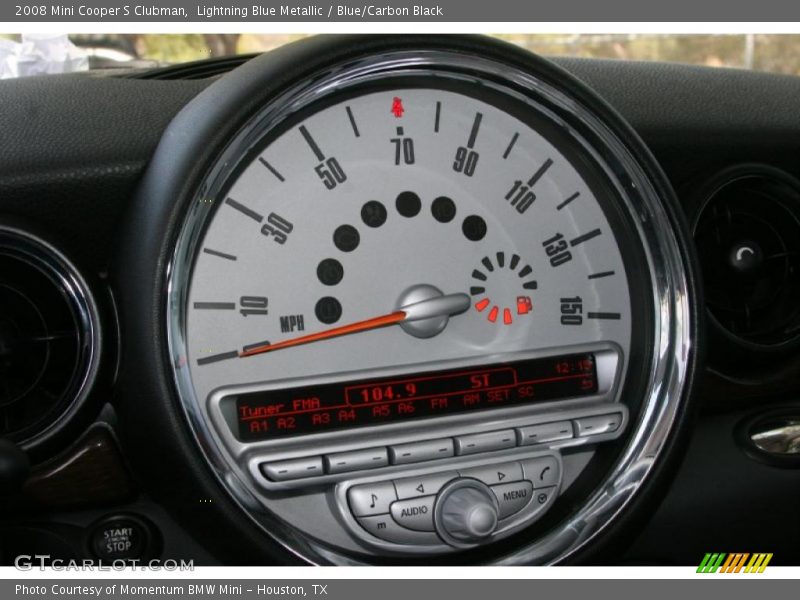 Lightning Blue Metallic / Blue/Carbon Black 2008 Mini Cooper S Clubman