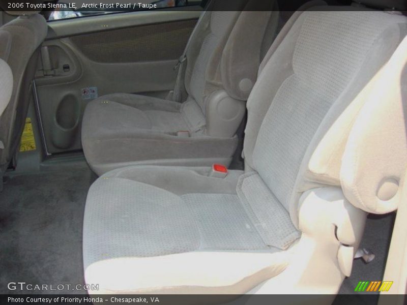 Arctic Frost Pearl / Taupe 2006 Toyota Sienna LE