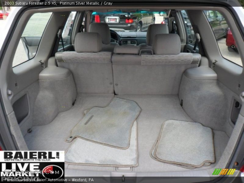 Platinum Silver Metallic / Gray 2003 Subaru Forester 2.5 XS