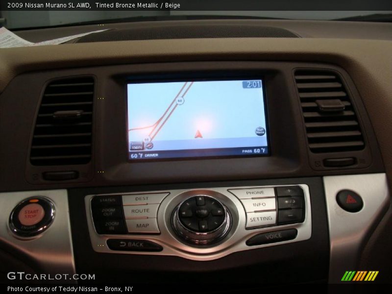 Tinted Bronze Metallic / Beige 2009 Nissan Murano SL AWD