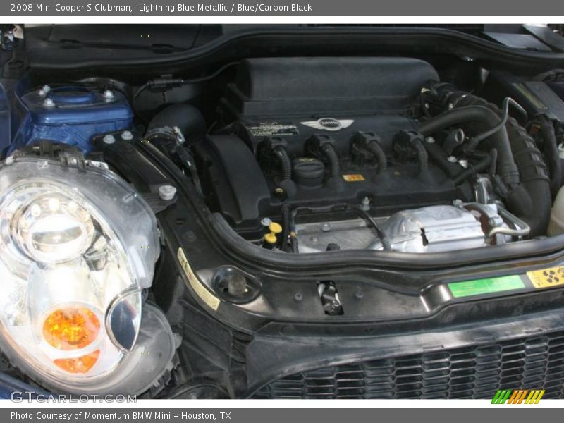 Lightning Blue Metallic / Blue/Carbon Black 2008 Mini Cooper S Clubman