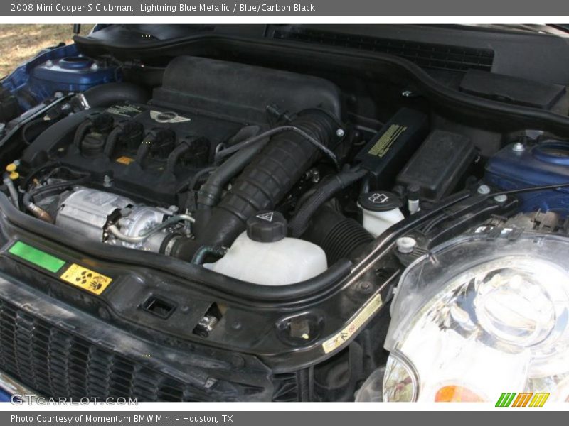 Lightning Blue Metallic / Blue/Carbon Black 2008 Mini Cooper S Clubman