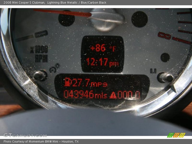 Lightning Blue Metallic / Blue/Carbon Black 2008 Mini Cooper S Clubman