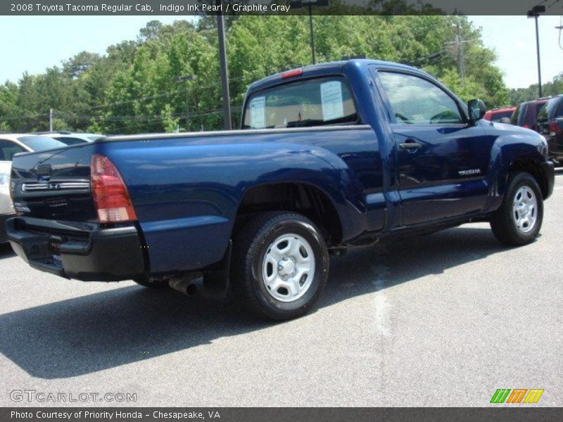 Indigo Ink Pearl / Graphite Gray 2008 Toyota Tacoma Regular Cab