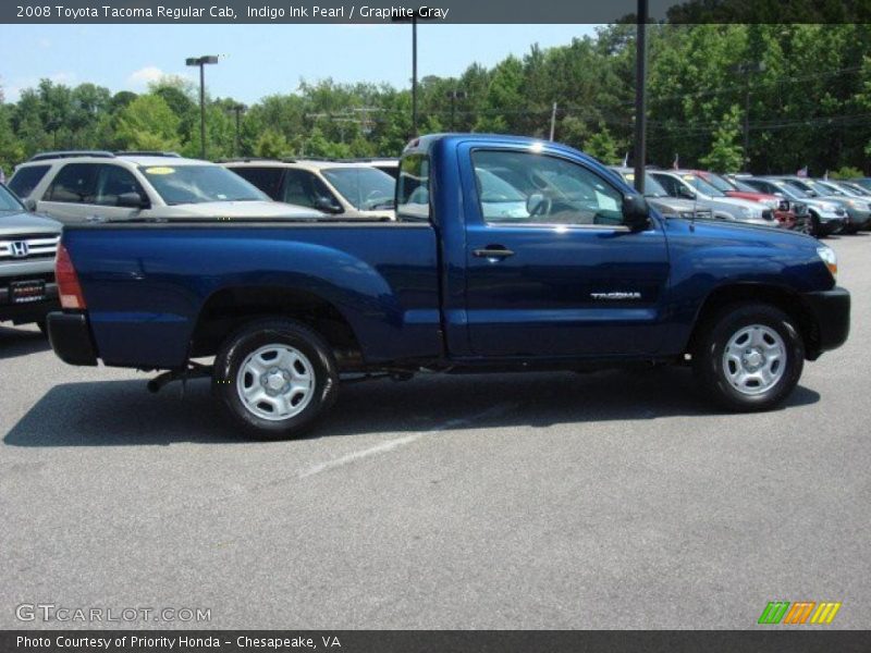 Indigo Ink Pearl / Graphite Gray 2008 Toyota Tacoma Regular Cab