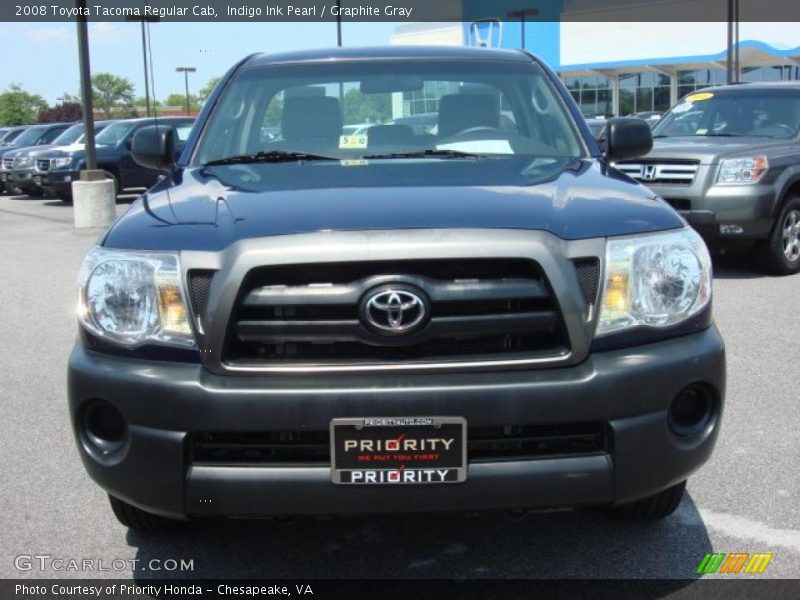 Indigo Ink Pearl / Graphite Gray 2008 Toyota Tacoma Regular Cab