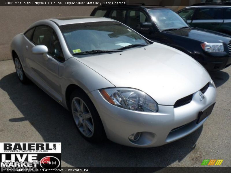 Liquid Silver Metallic / Dark Charcoal 2006 Mitsubishi Eclipse GT Coupe