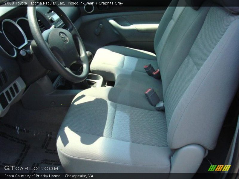 Indigo Ink Pearl / Graphite Gray 2008 Toyota Tacoma Regular Cab