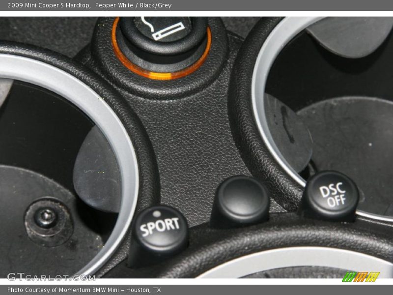 Pepper White / Black/Grey 2009 Mini Cooper S Hardtop