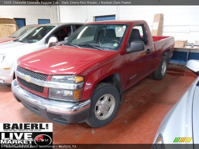 Dark Cherry Red Metallic / Medium Dark Pewter 2005 Chevrolet Colorado Regular Cab