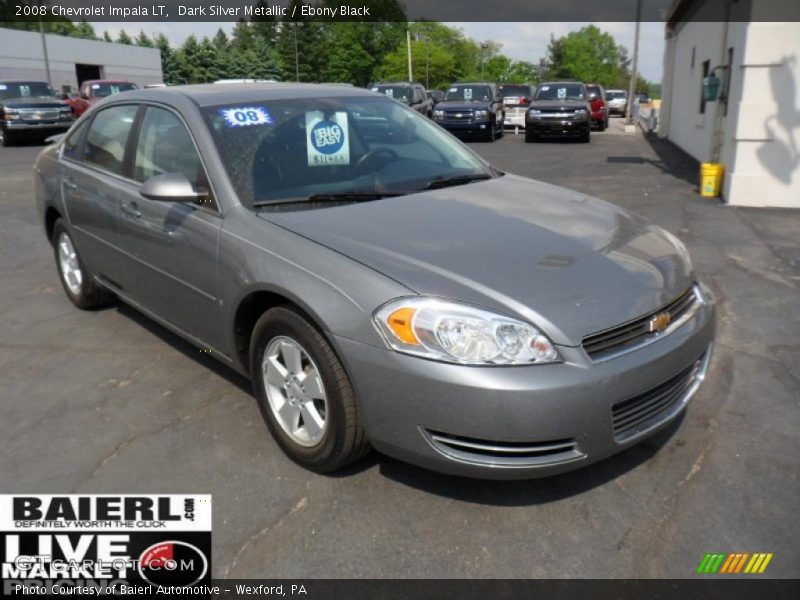 Dark Silver Metallic / Ebony Black 2008 Chevrolet Impala LT