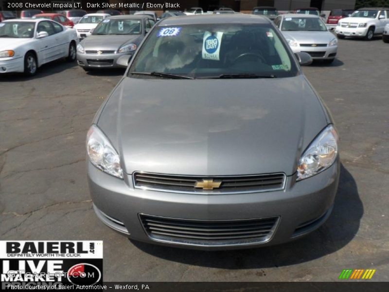 Dark Silver Metallic / Ebony Black 2008 Chevrolet Impala LT