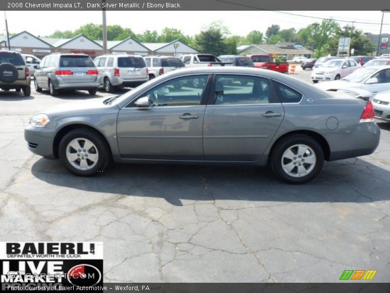 Dark Silver Metallic / Ebony Black 2008 Chevrolet Impala LT