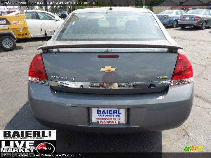 Dark Silver Metallic / Ebony Black 2008 Chevrolet Impala LT