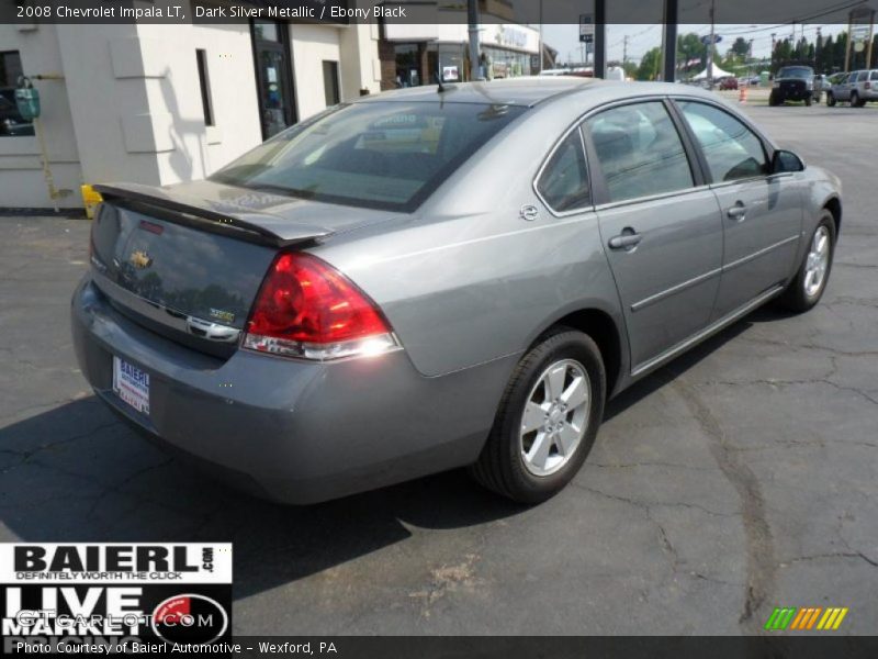 Dark Silver Metallic / Ebony Black 2008 Chevrolet Impala LT