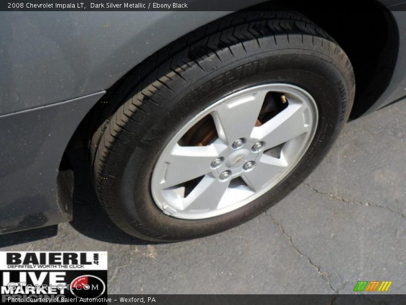 Dark Silver Metallic / Ebony Black 2008 Chevrolet Impala LT