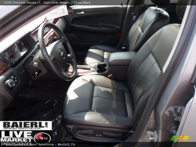 Dark Silver Metallic / Ebony Black 2008 Chevrolet Impala LT